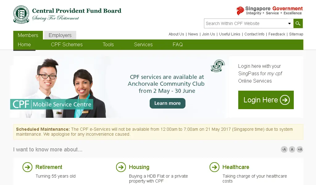 My CPF - WSA Singapore Winner